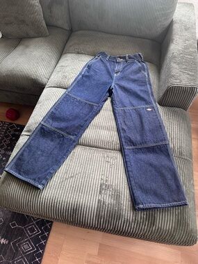 Dickies Dark Blue Denim Jeans - Classic Workwear